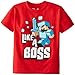 JINX Minecraft Big Boys' Like a Boss T-Shirt (Red, Large)