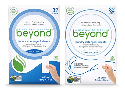 Beyond Laundry Detergent Sheets. Eco-friendly, biodegradable, hypoallergenic, paraben free, travel friendly. Zero… - Image 3