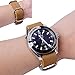 Ritche Genuine Leather NATO Strap 20mm Replacement Watch Band for Men Women