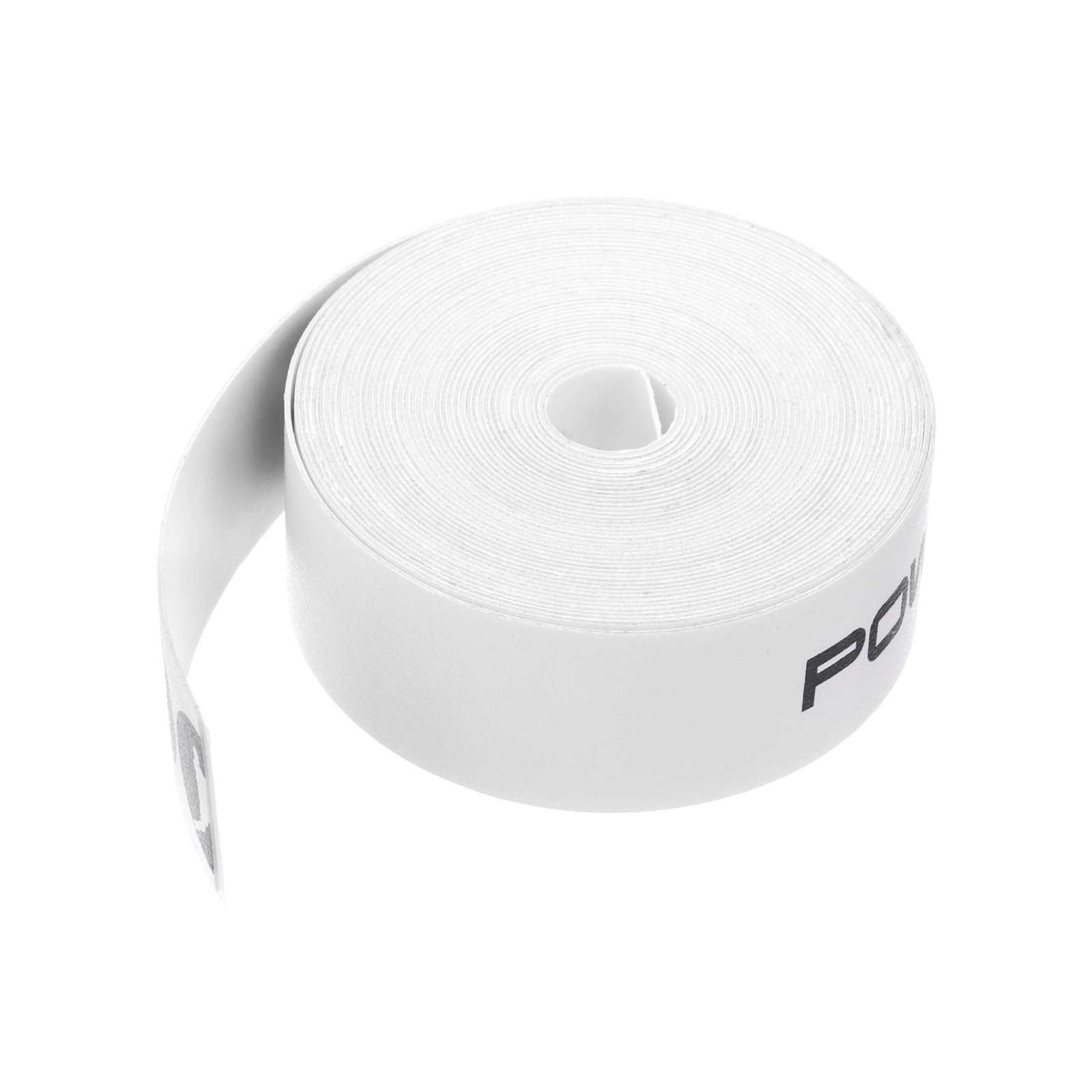 PATIKIL 16.4ft/5M Badminton Racket Head Protector Sticker 0.94in Width, PU Racquet Guard Tape Racket Frame Stickers Wear-Resistant, White