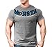 Monsta Clothing Co. Men's GearUp-Monsta (M-TEE218) T-shirt Grey