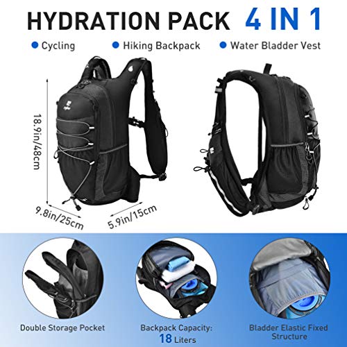 walking backpack with water