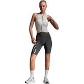 2XU Women's Light Speed React Tri Suit (US, Alpha, Large, Regular, Regular, Standard, Lemon Ice/Jupiter)