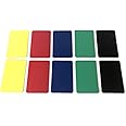 Yuanhe 10Pack Poker Cut Cards - Bridge Size Cutting Card in 5 Colors for Poker Texas Hold'em Blackjack Home Games