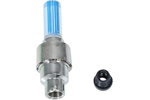 Milisten Led Wheel Lights for Car Bike Motorcycle - Waterproof Air Nozzle Tire Lights with Easy Installation 4-Pack Blue for 