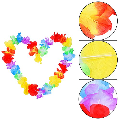 eBoot-Kette Hawaii, Blumen, Party, Strand, Mehrfarbig, Flower-Necklace – Bild 6