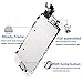 for iPhone 5S Screen Replacement-White, with Home Button, Front Camera, Earspeaker - MAFIX Full Assembly LCD Display Digitizer Touch Screen Repair Kits for A1533, A1453