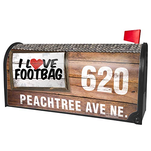 NEONBLOND Custom Mailbox Cover I Love Footbag