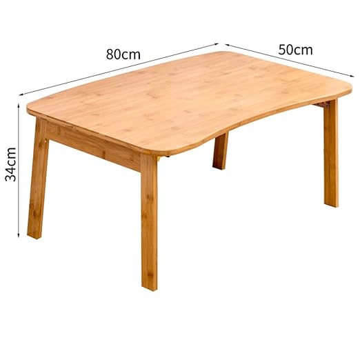 Xyanzi mesas Plegables Mesa de Bambú for Computadora Portátil ...