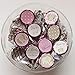 324 Mini Candy Stickers Tiny 0.75 Inch Labels Pink & Gray Elephant
