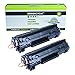 greencycle 2 Pack Generic Canon 126 3483B001 Black Toner Cartridges For ImageClass LBP6200d