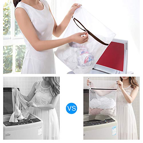 Gogooda Mesh Laundry Bags for Delicates with Premium Zipper, Travel