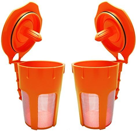 Novo Cafe 2 Pack of Premium Reusable K-Carafe Coffee Filter for Keurig 2.0
