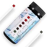 Water Hardness Test Strips,Upgraded 100ct,0-425 mg/L, HoneForest Hard Water Test Kit, Testing Total Hardness of Water Softener, Drinking Water Quality, Pool Water,etc