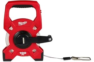 Milwaukee 100 ft. L x 1.75 in. W Open Reel Long Tape Measure