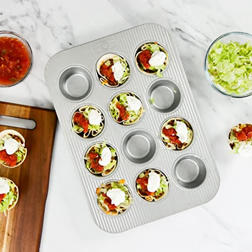 USA Pan Bakeware Muffin Pan, 12Well, Aluminized Steel Pricepulse