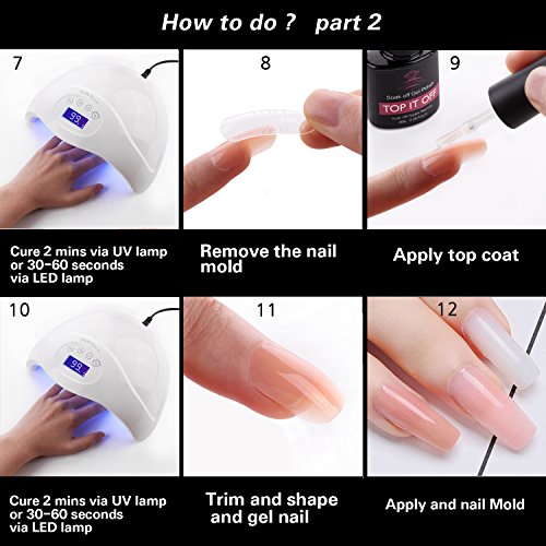 Makartt P-01 Poly Gel Kit PolyGel Nail Enhancement Professional Nail Technician All-in-One French Kit