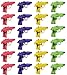 24 Pack Mini Squirt Gun for Pool Celebration, Birthday Party Favors Essentials, 6 Colors (Ages 3 and Up)