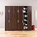 Prepac Brown Cabinet: Elite Wall Cabinet, EEW-3224 Garage Cabinet with Storage Shelf, Stackable 16