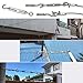Cozihom, M6 Hook & Eye/C to O Turnbuckle 304 Stainless Steel, Hardware Kit for Wire Rope Tension Heavy Duty, for Sun Shade, Tent Installation, Anti-Rust, 6 Packs