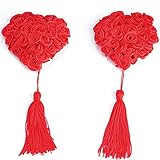 Ayliss® 2pcs Sequin Sexy Tassel Pasties Nipple Covers Stick Lingerie