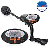 Pyle Pro Pinpointer Metal Detector | Handheld Metal Detector W/ High Sensitivity | Built-in Speaker | Comfortable Arm Support | 5 Detection Modes | Find Gold, Silver, Iron, Coins & Jewelry (PHMD74)