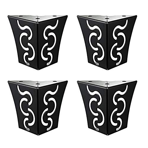 Tulead 3 Height Furniture Legs Hollow Out Sofa Feet Furniture