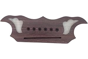 Kokiya Rosewood Guitar Bridge 6 String Practical Lightweight Acoustic Guitar Part