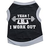 Howstar Pet Shirt, Summer Clothes For Pet Puppy Vest Dogs Costumes Tank Top Pet Apparel (S, A)