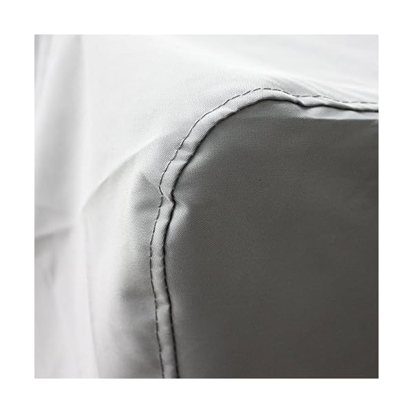 Leader-Accessories-Grey-ShoreGuard-Polyester-Waterproof-Outboard-Motor-Hood-Cover
