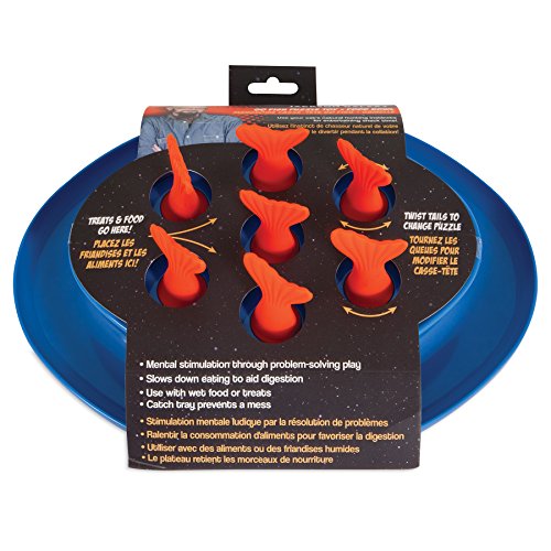 Jackson Galaxy Go Fish Slow Feeder Puzzle Bowl - Thumbnail 6