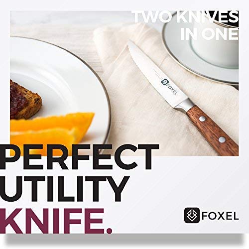 6 Steak+Knives+Set+Stainless+Dishwasher