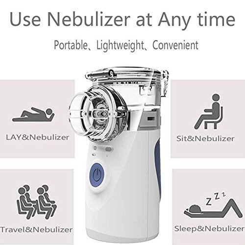 Wecando Handheld Portable Inhaler Household Humidifier Ultrasonic Nebulizer for Kids, Adults and Daily Home Use Cure