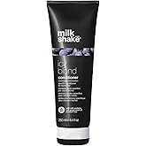 milk_shake Icy Blond Conditioner - Black Pigment Silver Conditioner for Very Light Blond and Platinum Hair, 8.4 Fl Oz (250 ml