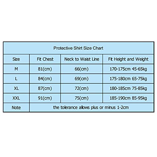 image for Boly Men's Padded Compression Shirt Protective Short Sleeve T Shirt Ri
