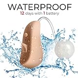 H&ouml;ren X Elite Waterproof Personal Hearing Amplifier | Smart & Invisible + Accessories + 1 Year Warranty | 12 Days with One Battery