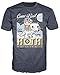 STAR WARS Funko POP Tees Visit Hoth Poster Large Blue