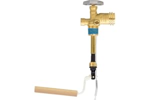 Rotarex 40 lb. LP OPD Valve with 6.4 Dip Tube - Propane - Grill - Cooking - Heating - Camping, Gold