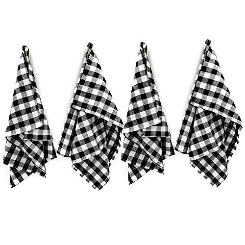 wraphay-Buffalo-Check-Dish-Towels-Gingham-Plaid-Tea-Towel-for-Kitchen-Cleaning-Drying-Covering-Cloth-or-Handmade-Sewing-Kit-Color-A