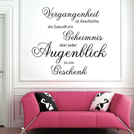 Wandtattoo Sprüchezitatevergangenheit Ist Geschichte