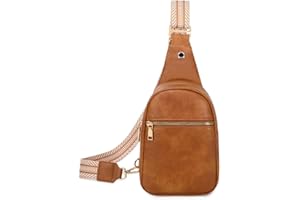 WSRYDJDL WSRYDLDJ Small Sling Bag for Women Leather Crossbody Fanny Packs Chest Bag for Women