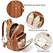 PU Leather Diaper Bag Backpack - Nappy Bag Baby Bags for Mom Unisex Maternity Diaper Bag with Stroller Hanger|Thermal Pockets|Adjustable Shoulder Straps|Water Proof| LargeCapacity (Brown)