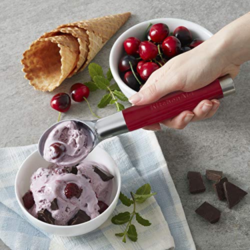 KitchenAid Gourmet Ice Cream Scoop, One Size, Matte Red Pricepulse
