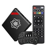 Seetwo CQ7 Android TV BOX Amlogic S905X Quad Core ARM Cortex A53 CPU @2.0 GHz Smart TV Box Android 6.0 Mini PC 4K 1G 8G WiFi Box[With Free Wireless Keyboard]