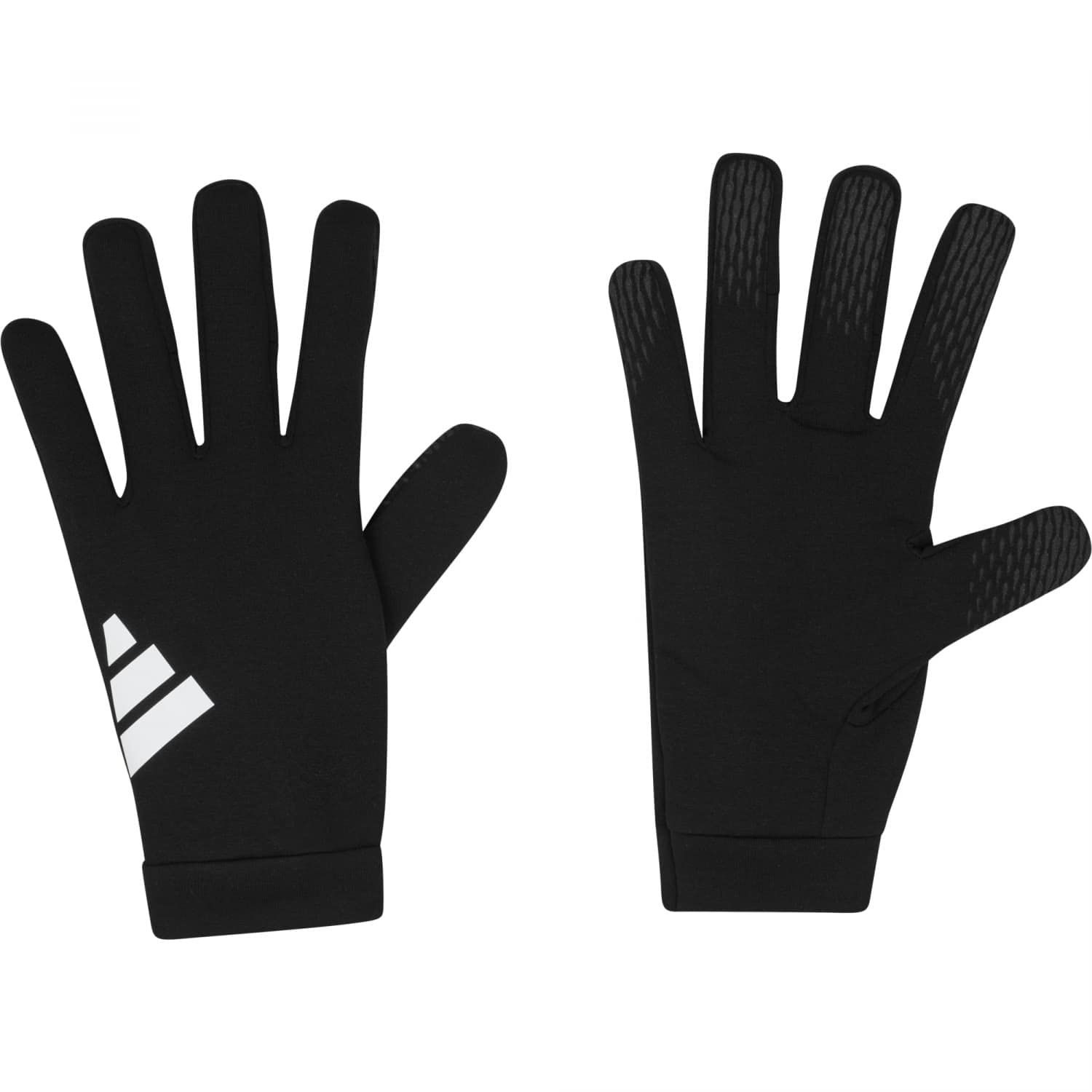 adidas Unisex Goalkeeper Gloves (W/O Fingersave) Tiro Gl LGE FP, Black/White/Black, HN5609, Size 4