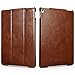 icarercase iPad Pro 10.5 Case, Genuine Leather Case Folio Flip Smart Cover Auto Wake/Sleep Function [Magnetic Closure] Kickstand for Apple iPad Pro 10.5 2017 Brown