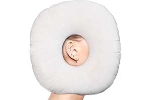 COCEYESE EarGuard's O-Shaped Side Sleeping Pillow with Ear Hole - Ear Pain & Inflammation Relief for Side Sleepers