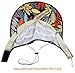 HINDAWI Sun Hats for Women Wide Brim UV Protection Summer Beach Visor Cap Black