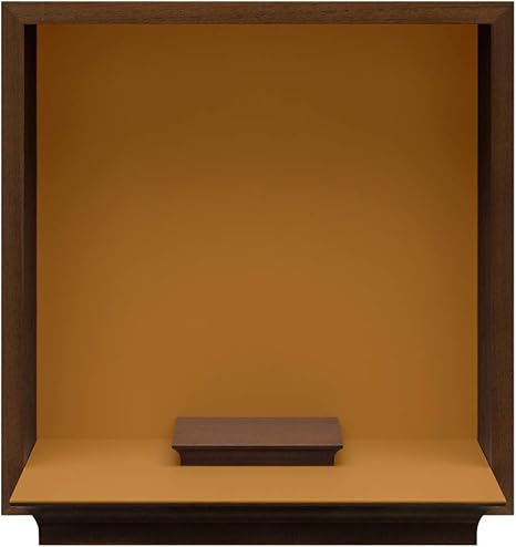 Amazon 村上クラフト ミニ仏壇 本体のみ つなぐ ウォールナット 黄金色 こがねいろ 国産 日本製 モダン仏壇 インテリア仏壇 モダン おしゃれ シンプル 洋風 家具調 オープン型 仏壇 オンライン通販