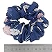 Susulu Set of 4pcs Women's Chiffon Flower Hair Scrunchies Chiffon Ponytail Holder (Mix Colors)